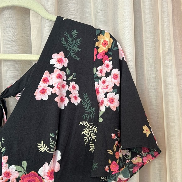 Julia Jordan floral faux wrap dress, 16 - Picture 1 of 7